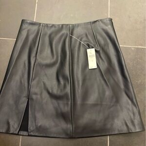 NEW! Maeve by Anthropologie Faux Leather Skirt size 6
